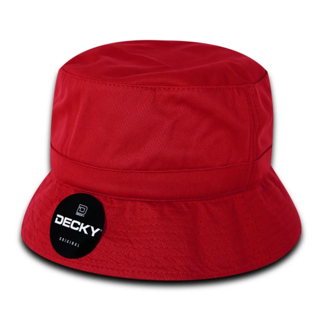 Decky 5110 Mesh Bucket Hats Fisherman Buckets Caps Fishing Cotton Blank
