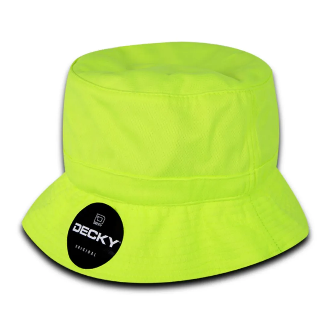 Decky 5110 Mesh Bucket Hats Fisherman Buckets Caps Fishing Cotton Blank