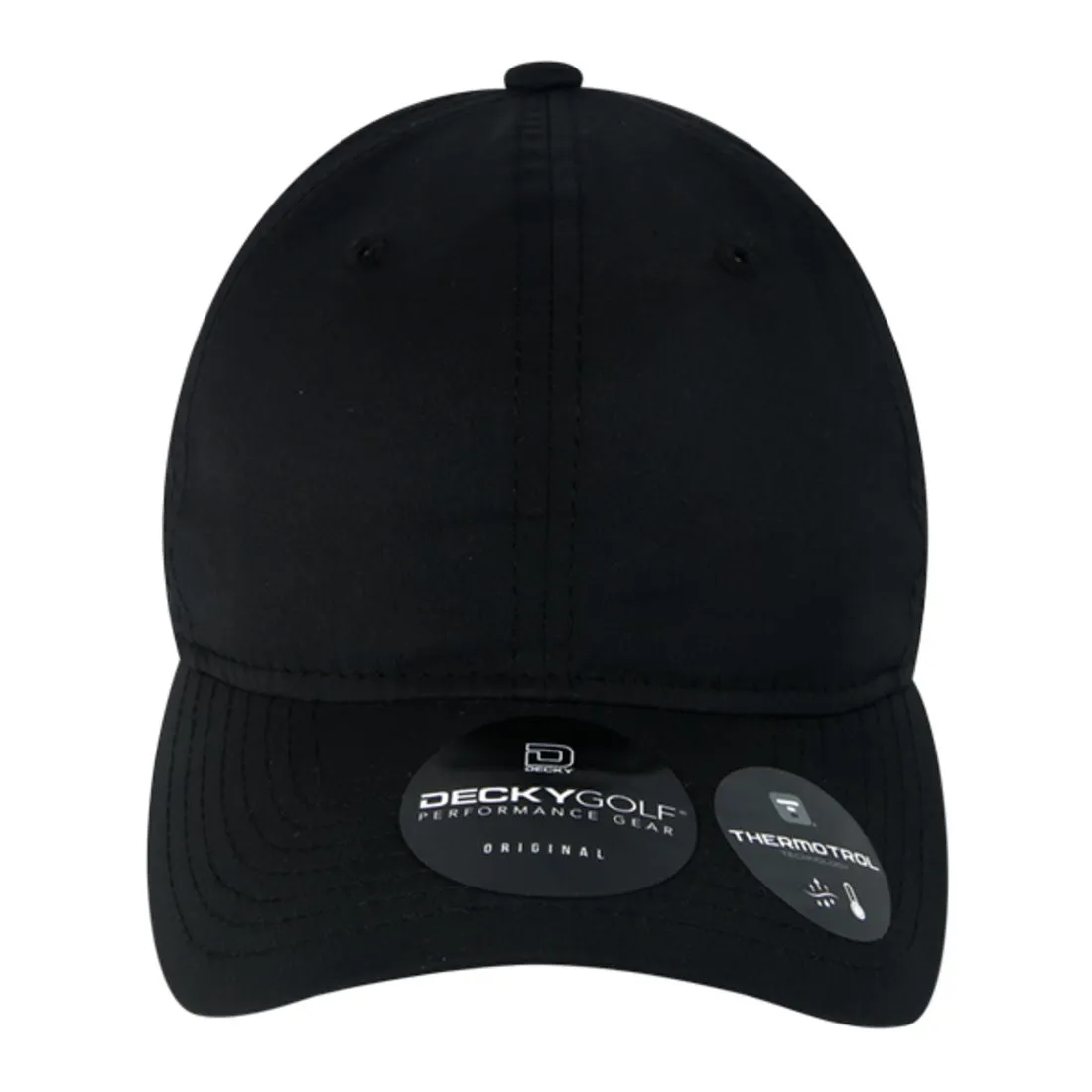 Decky 6405 Sleek H20 Low Crown Hats 6 Panel Curved Bill Relaxed Golf Caps