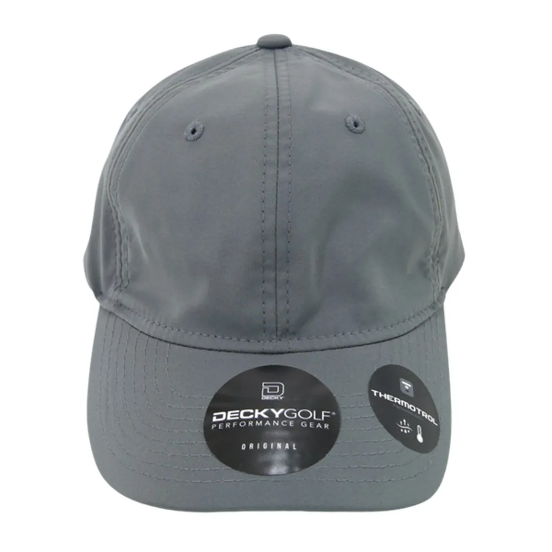 Decky 6405 Sleek H20 Low Crown Hats 6 Panel Curved Bill Relaxed Golf Caps
