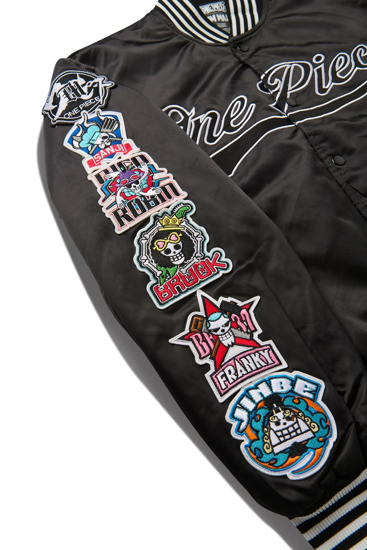 Dim Mak x One Piece - Straw Hats Baseball Jacket - Black