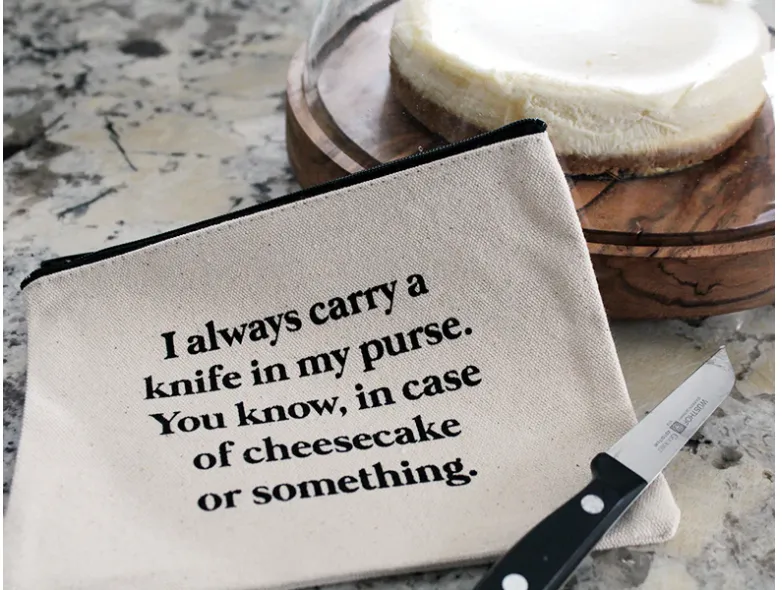 Ellembee "I always carry a knife in my purse" Pouch