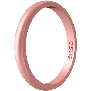 Enso Rings Halo Elements Series Silicone Ring - Rose Gold