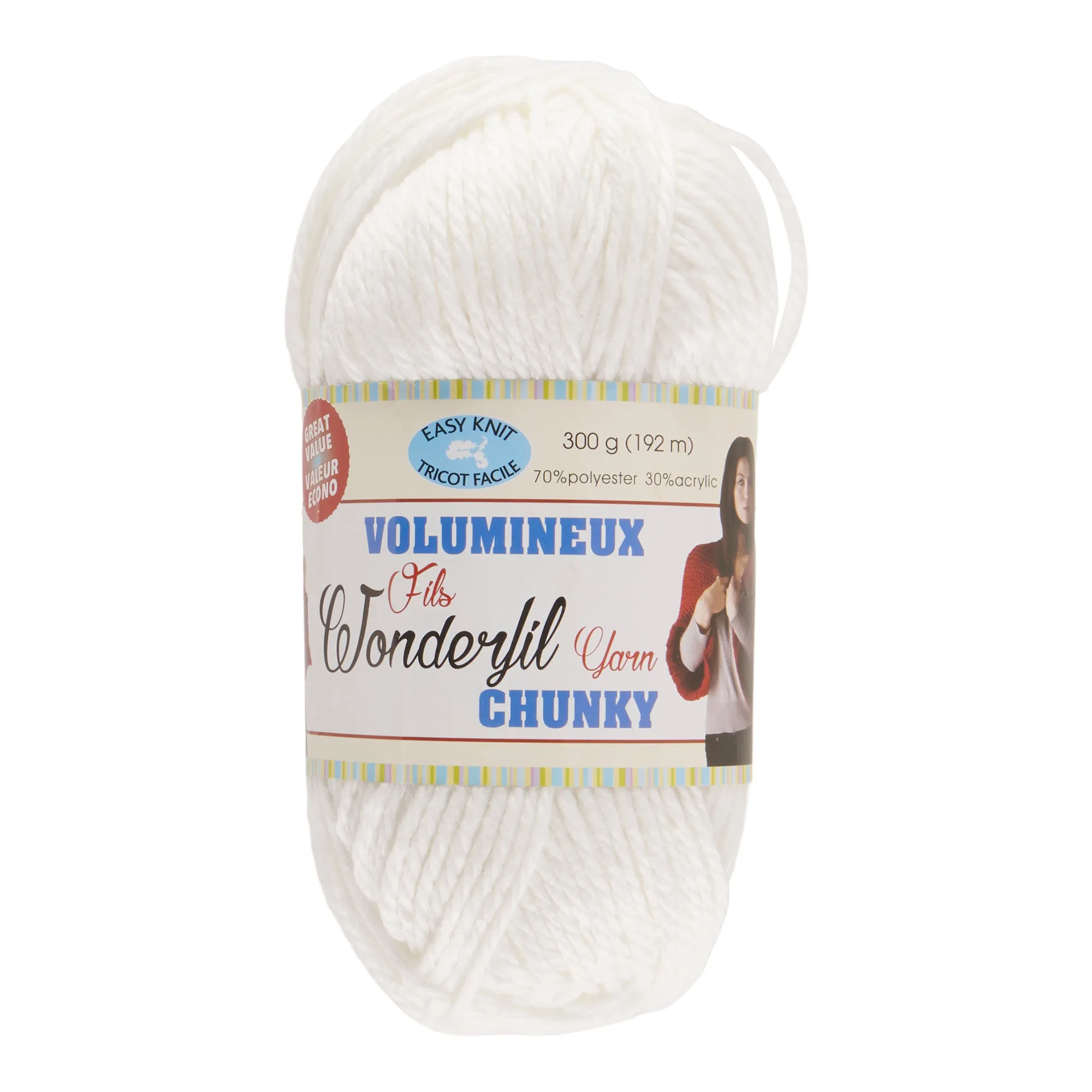 Giant Value Chunky Yarn, 300-g.