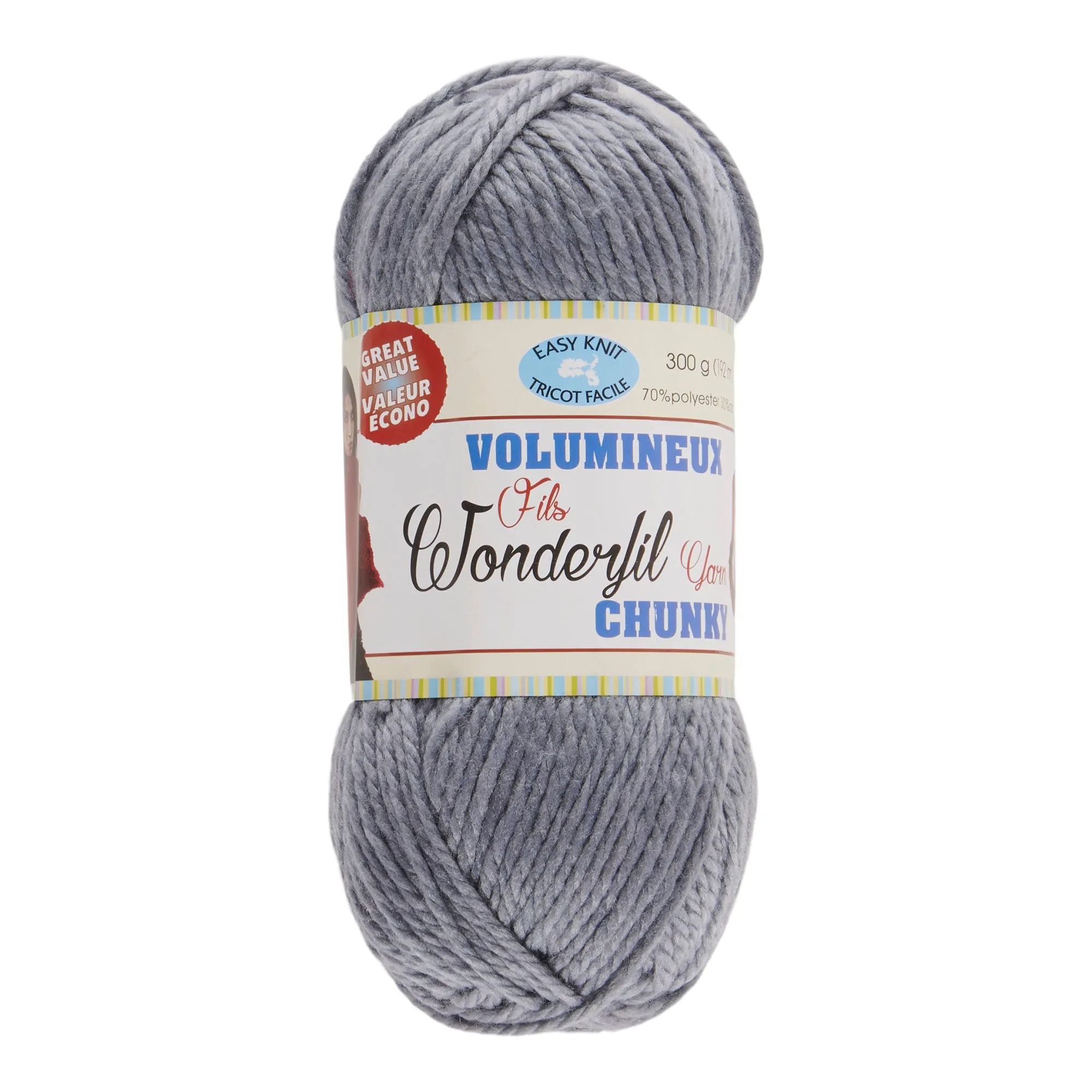 Giant Value Chunky Yarn, 300-g.