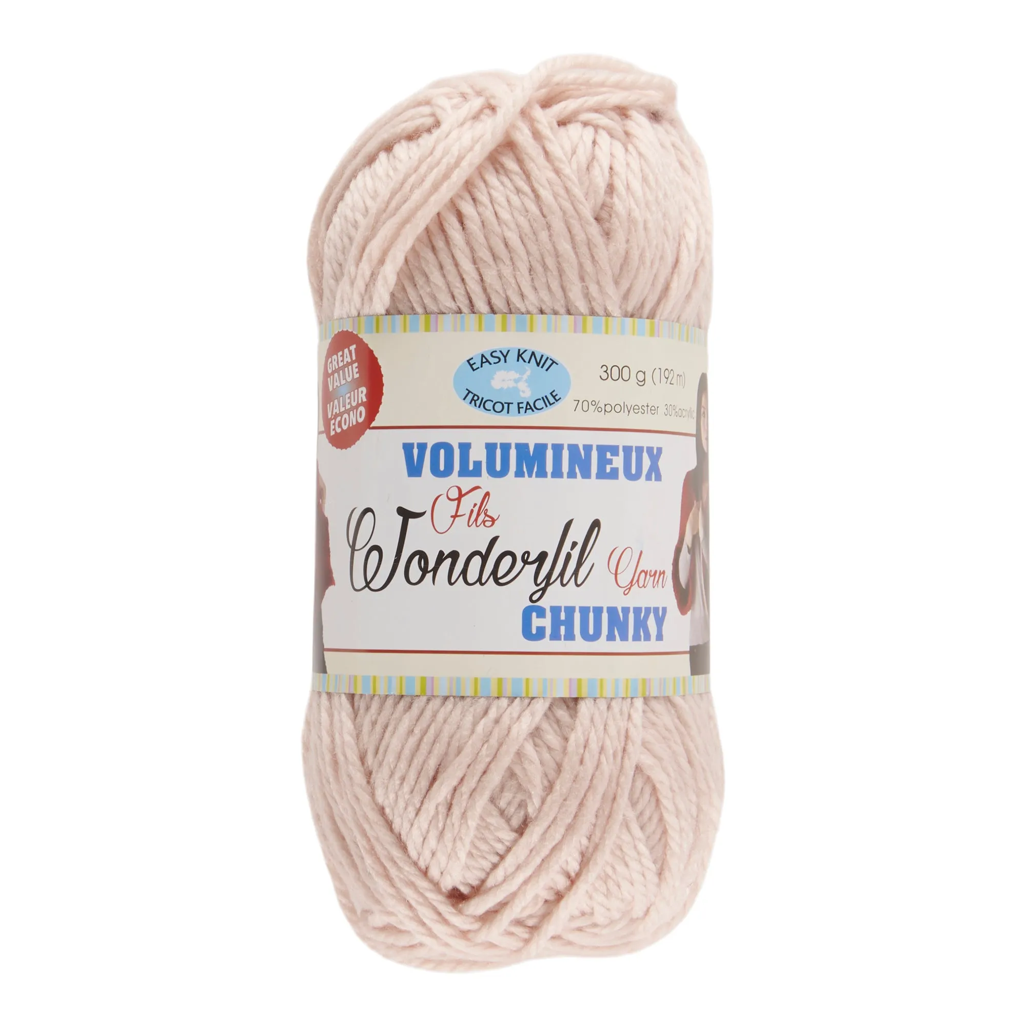 Giant Value Chunky Yarn, 300-g.