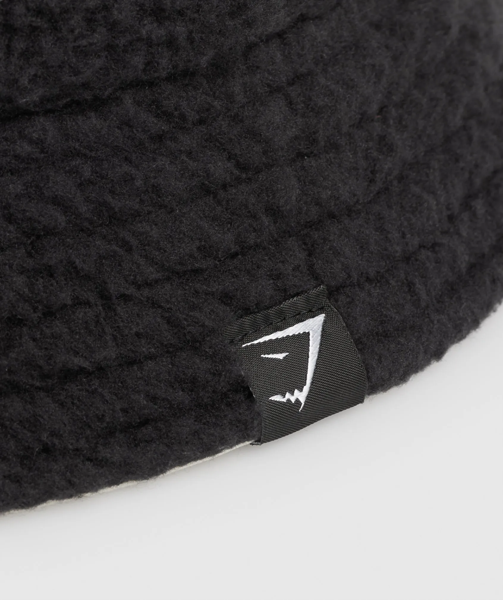 Gymshark Fleece Reversible Bucket Hat - Black/ Pebble Grey