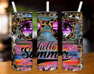 Hello Summer Tumbler Wrap