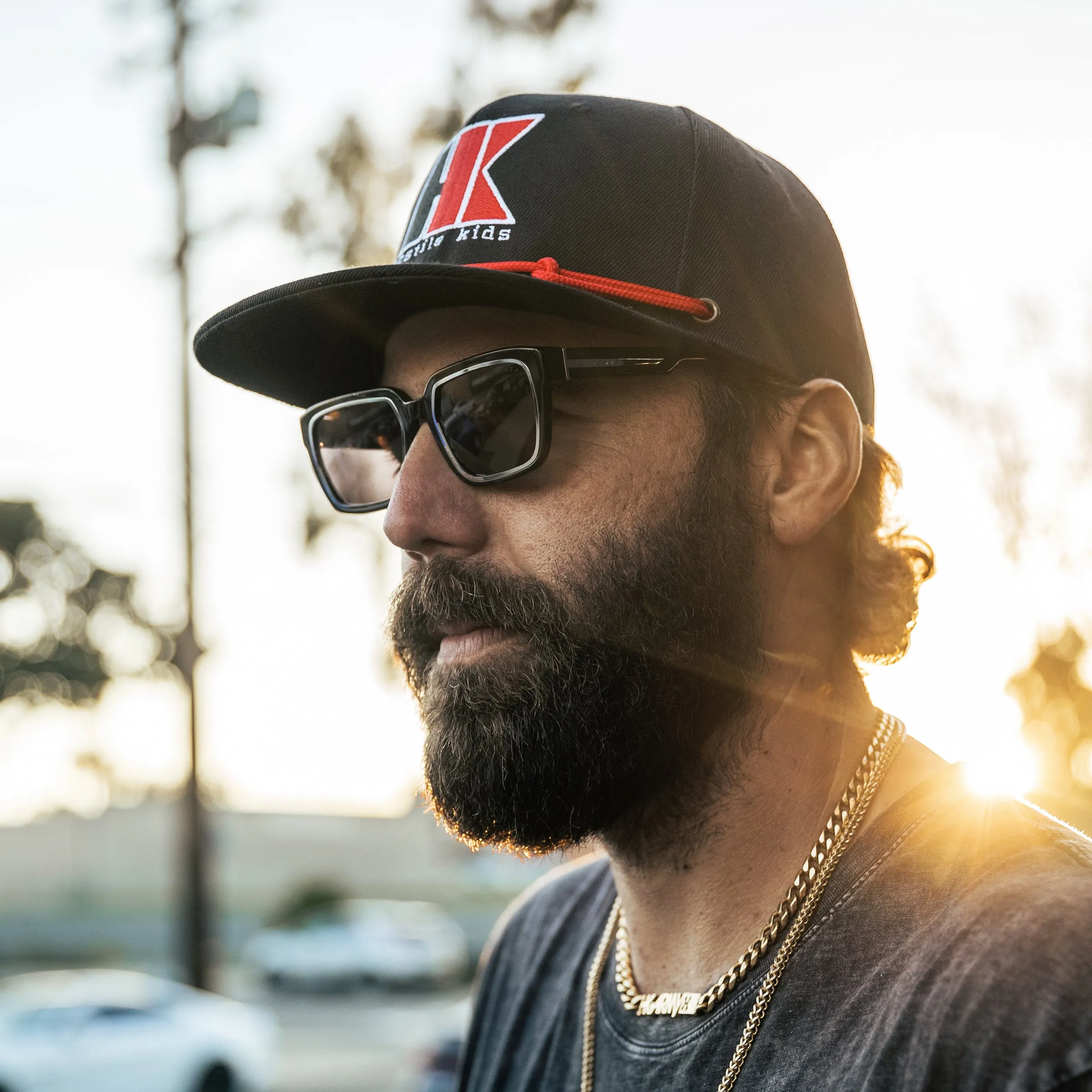 HK Army x Findlay - OG HK Snapback - Black/Red