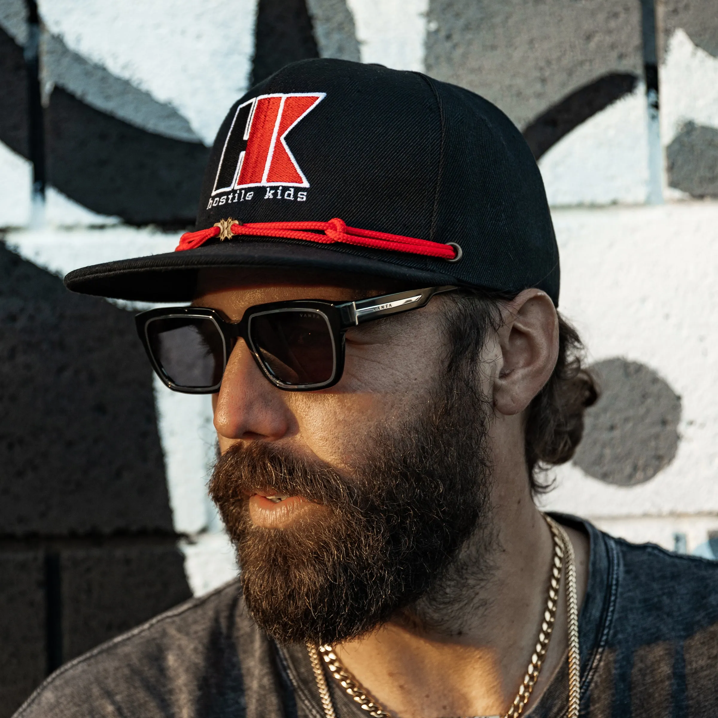 HK Army x Findlay - OG HK Snapback - Black/Red