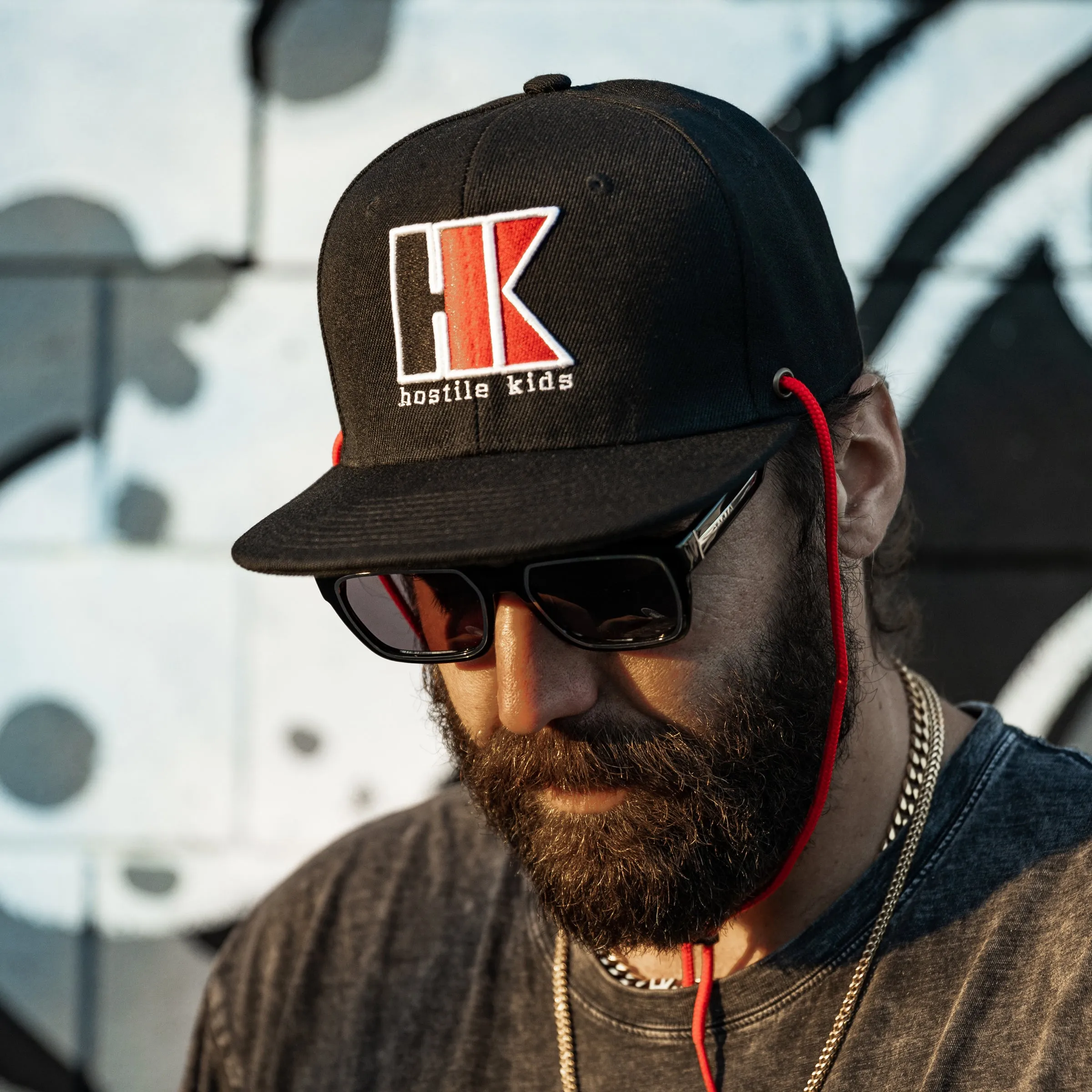 HK Army x Findlay - OG HK Snapback - Black/Red