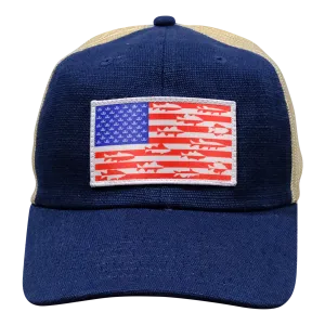 Lake&Lure Patriot Fish Hemp Hat