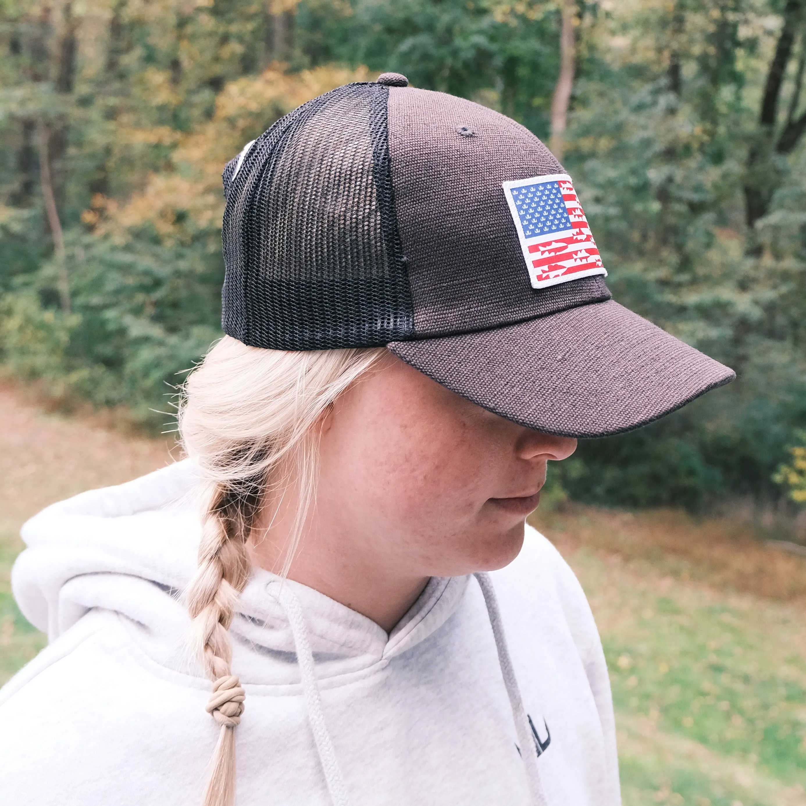 Lake&Lure Patriot Fish Hemp Hat