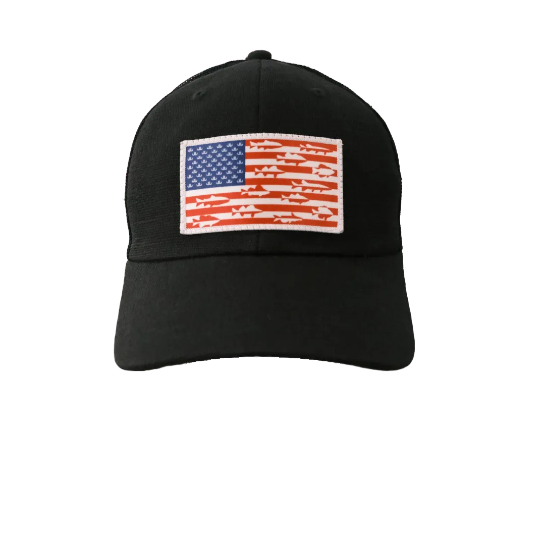 Lake&Lure Patriot Fish Hemp Hat