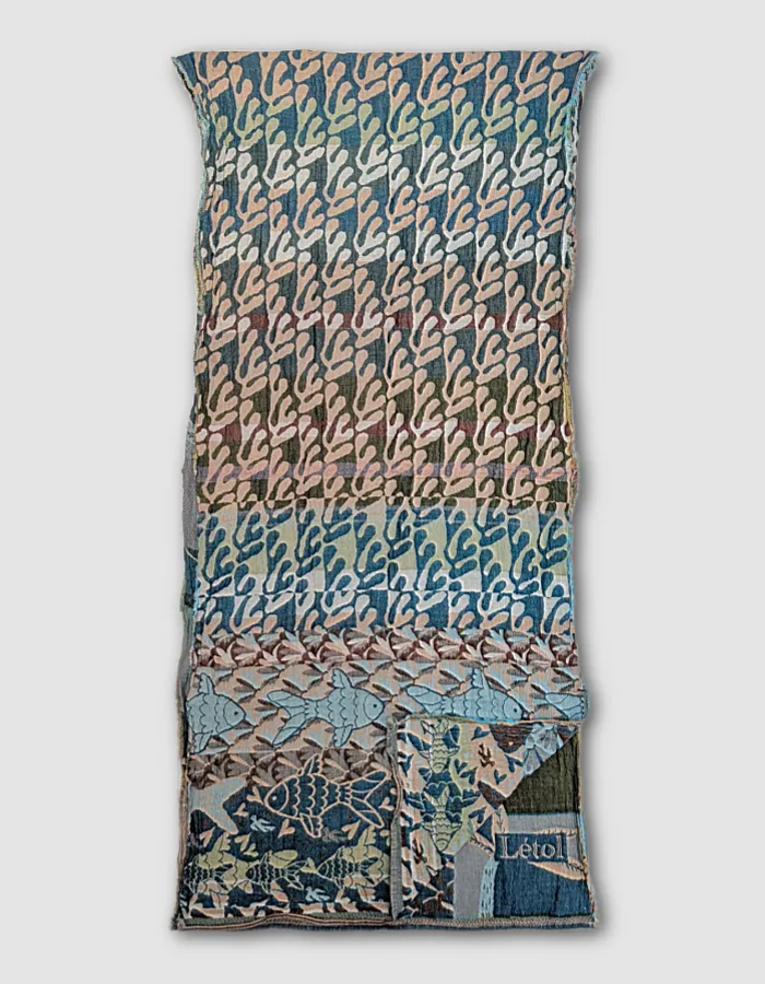 Letol Jacquard Pascal Scarf in Marecages