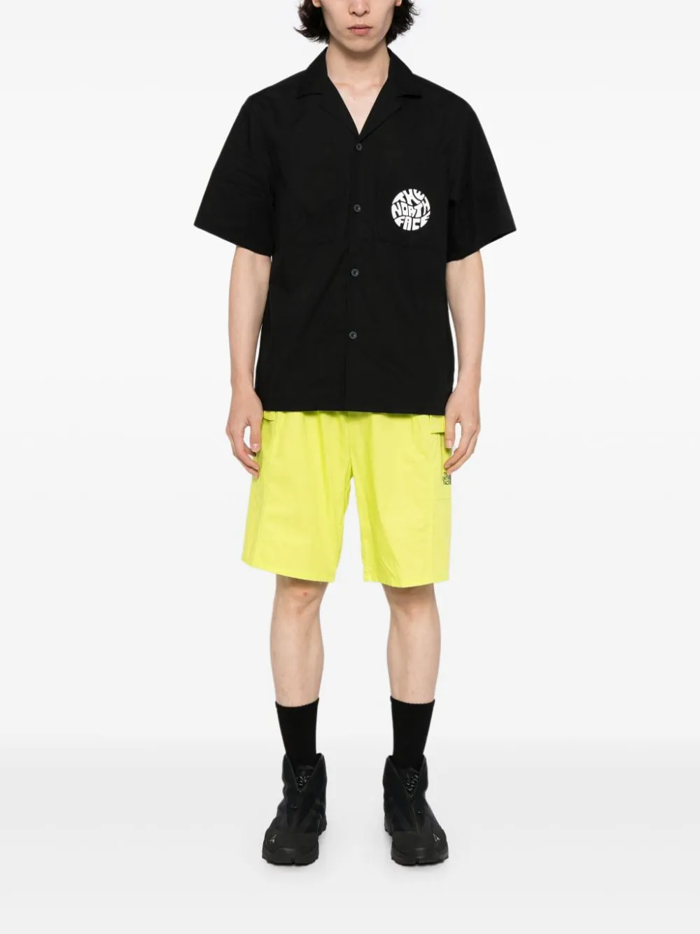logo print bermuda shorts