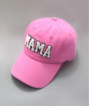 Mama Baseball Hat - Pink Cosmos