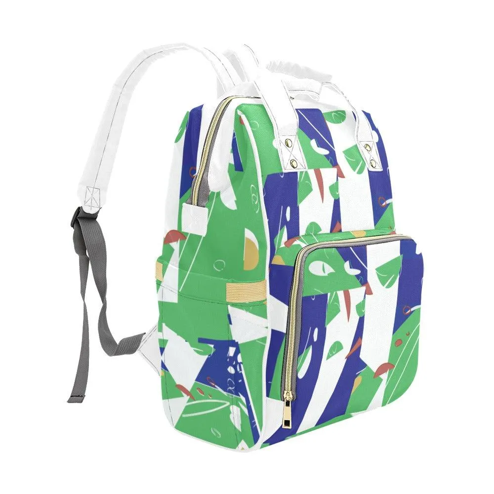 Miniaday Designs Multi-Function Backpack(Model1688) Blue