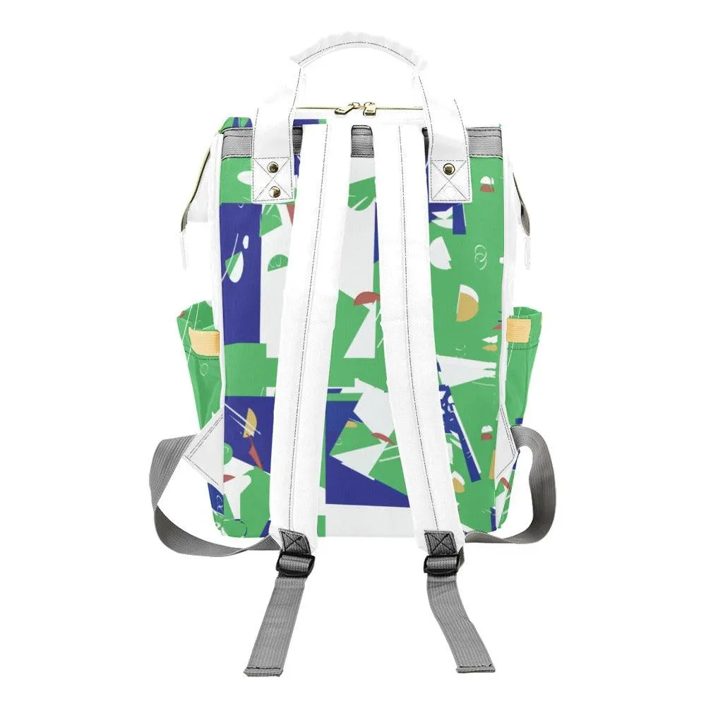 Miniaday Designs Multi-Function Backpack(Model1688) Blue
