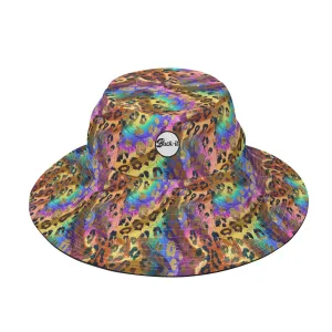 Opulent Leopard Bucket Sun Hat: Bold, Funky & UV Safe
