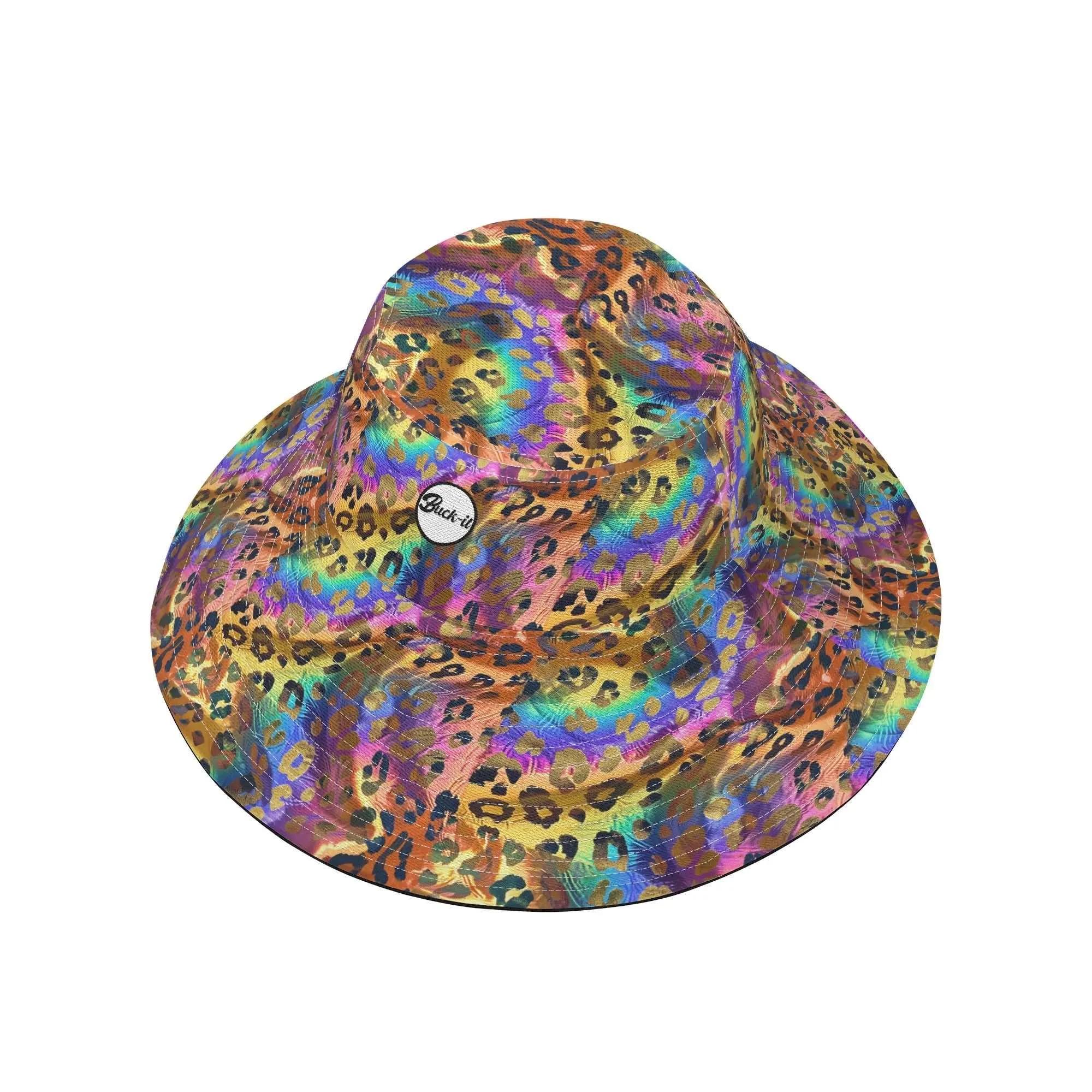 Opulent Leopard Bucket Sun Hat: Bold, Funky & UV Safe