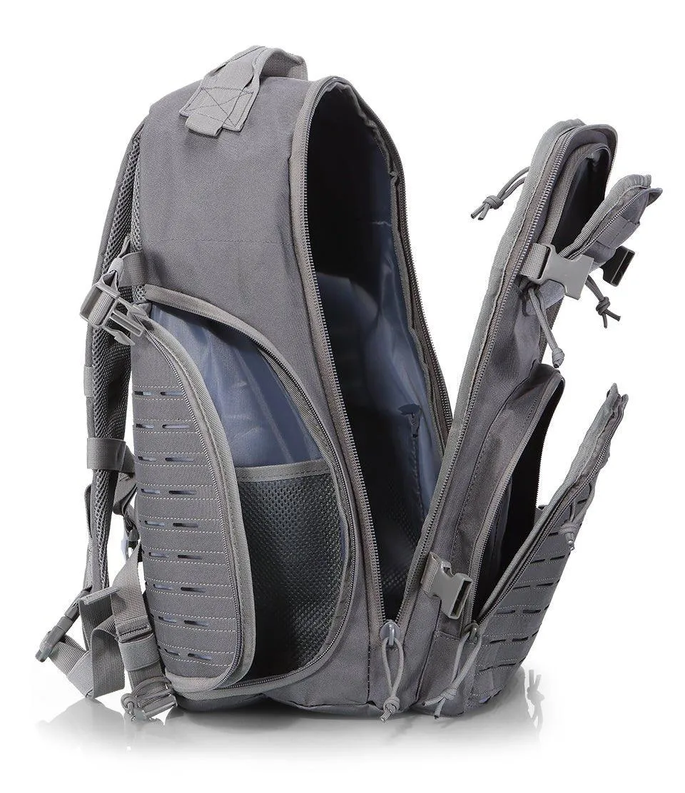 Outdoor 1000D Laser Cutting Molle Camo Traving Backpack