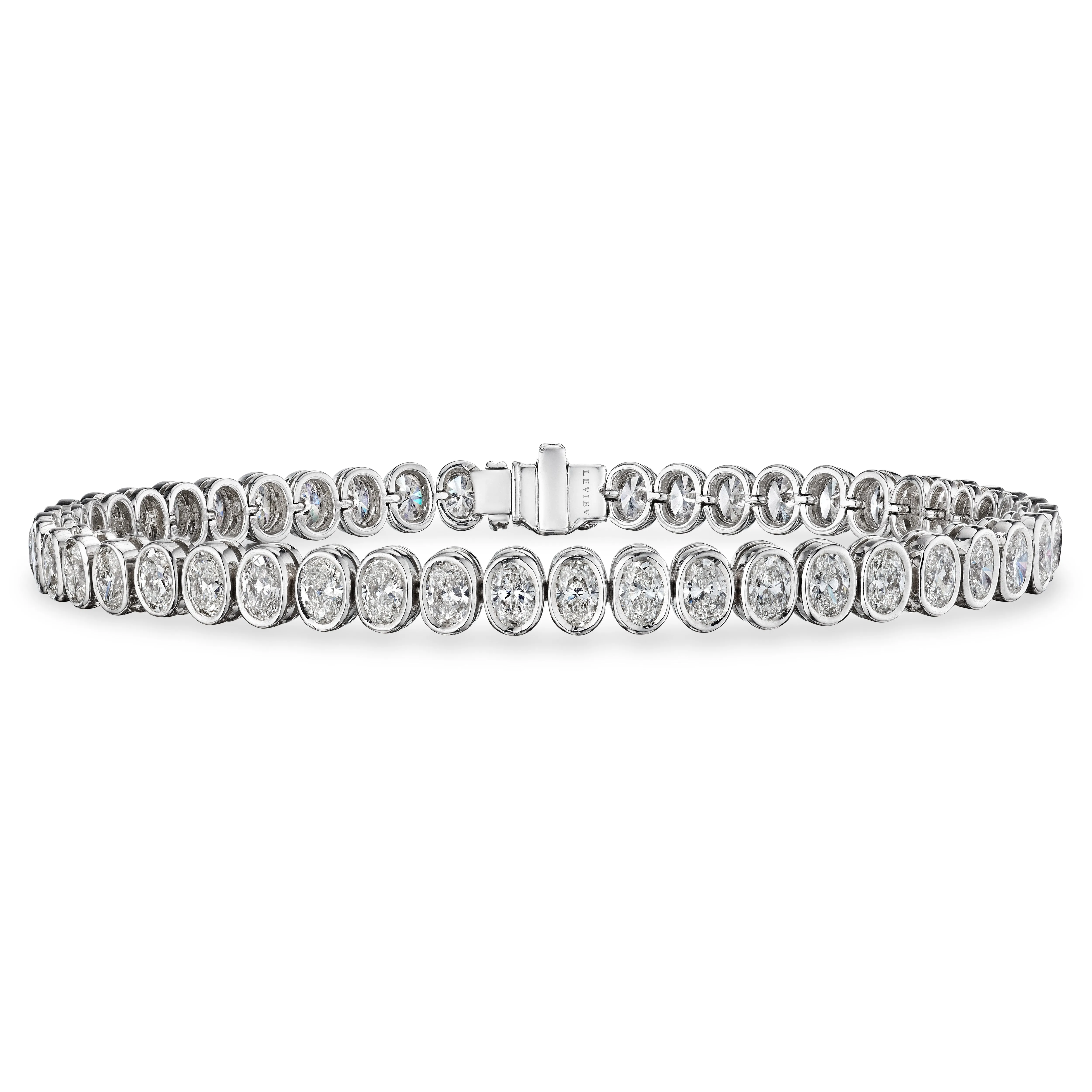 Oval Cut Diamond Bracelet, 6.5 CT