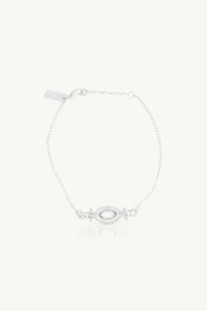 Radiance Moonstone Silver Bracelet