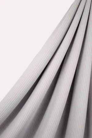 Ribbed Jersey Hijab - Cloud