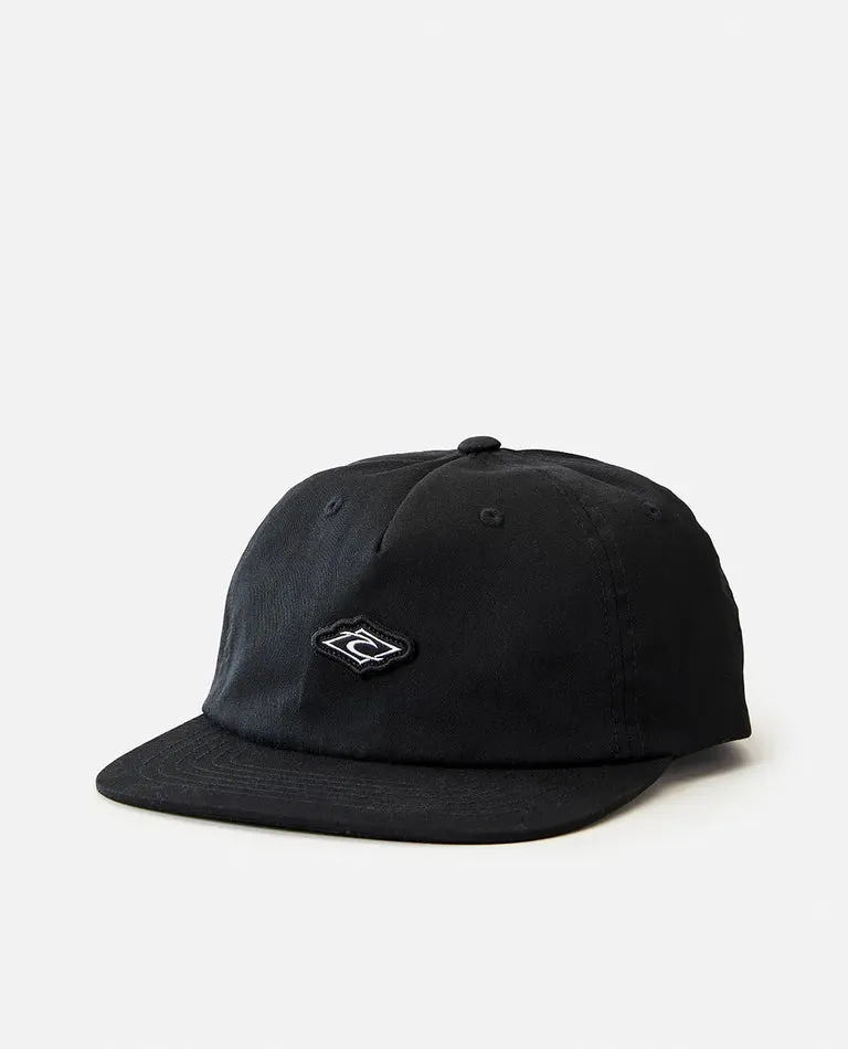 RIP CURL Rider Snapback Hat Black