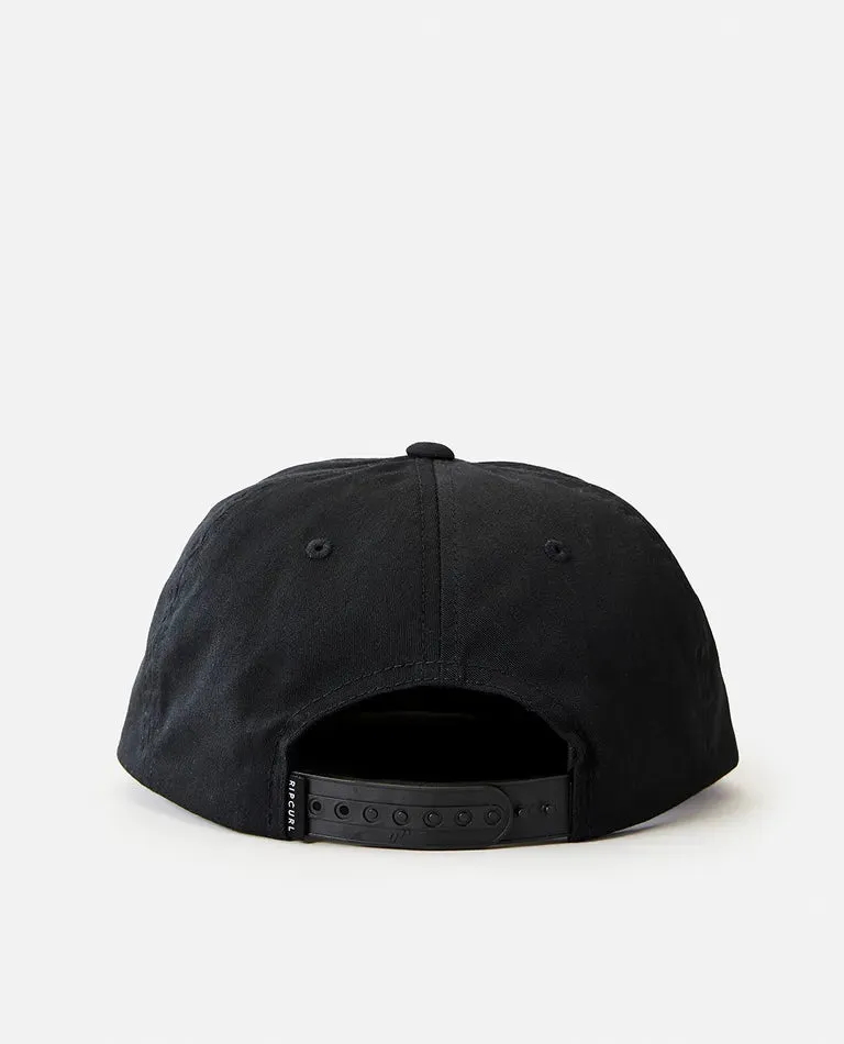 RIP CURL Rider Snapback Hat Black