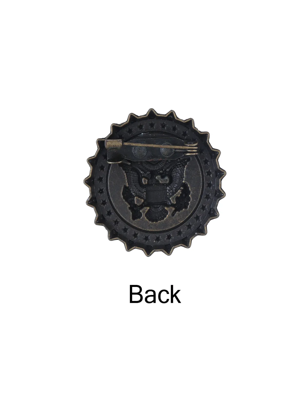 Round Shape Special Badge Pin Brooch