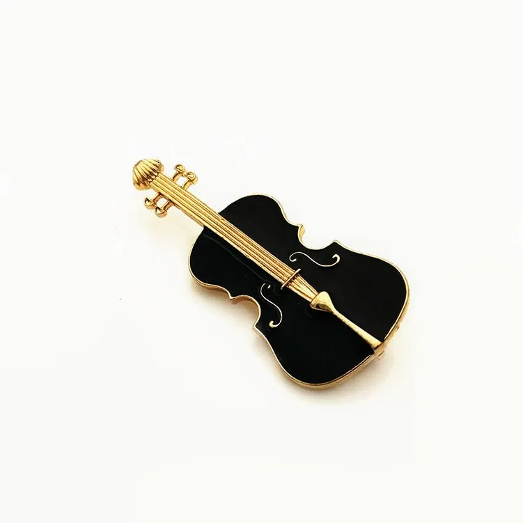 Set of 4 Musical Brooches