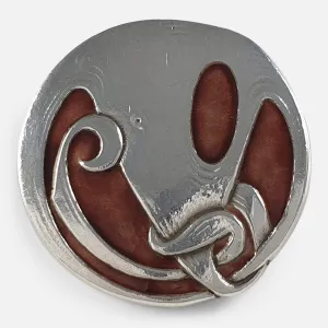 Silver and Enamel Brooch - Archibald Knox for Liberty & Co