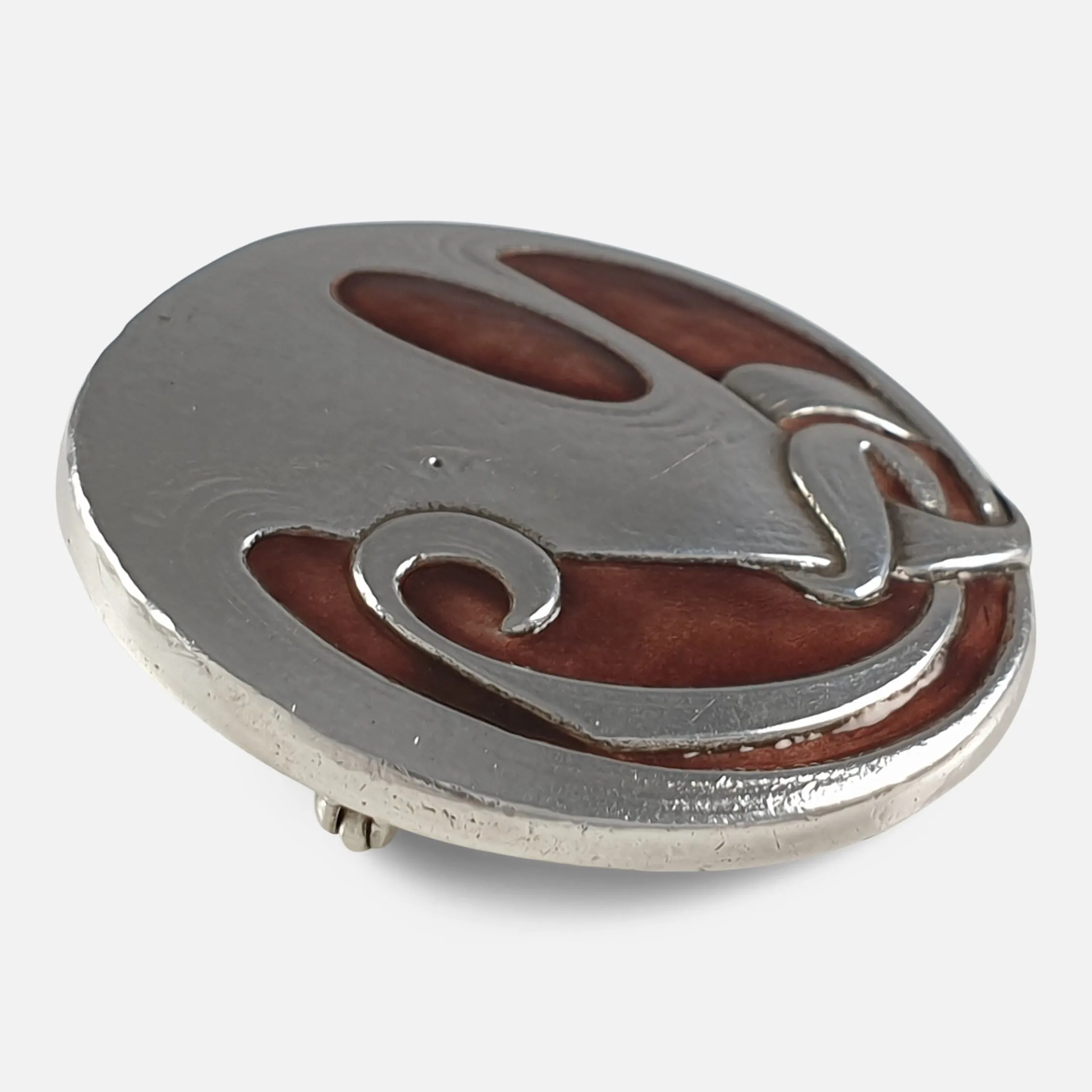 Silver and Enamel Brooch - Archibald Knox for Liberty & Co
