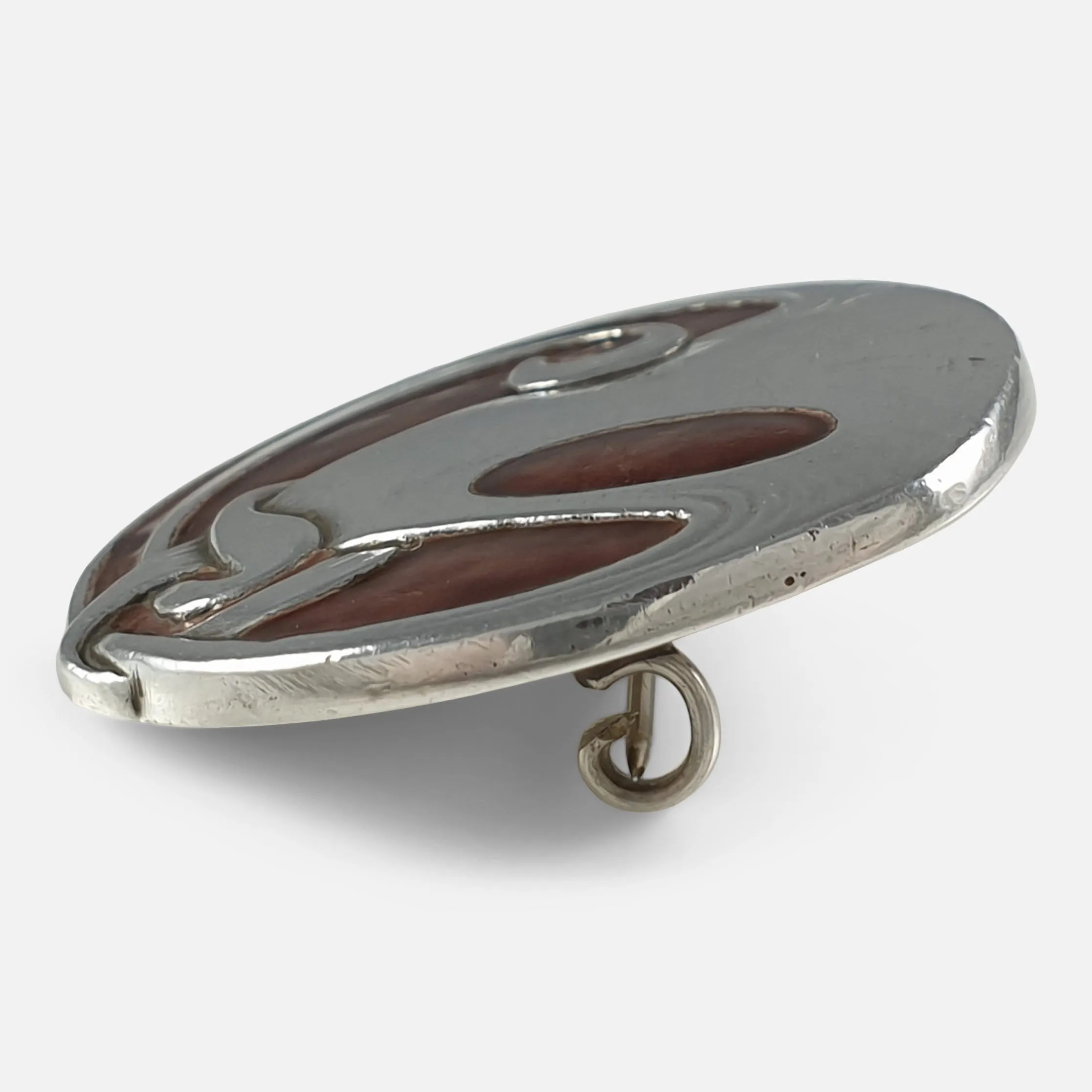 Silver and Enamel Brooch - Archibald Knox for Liberty & Co
