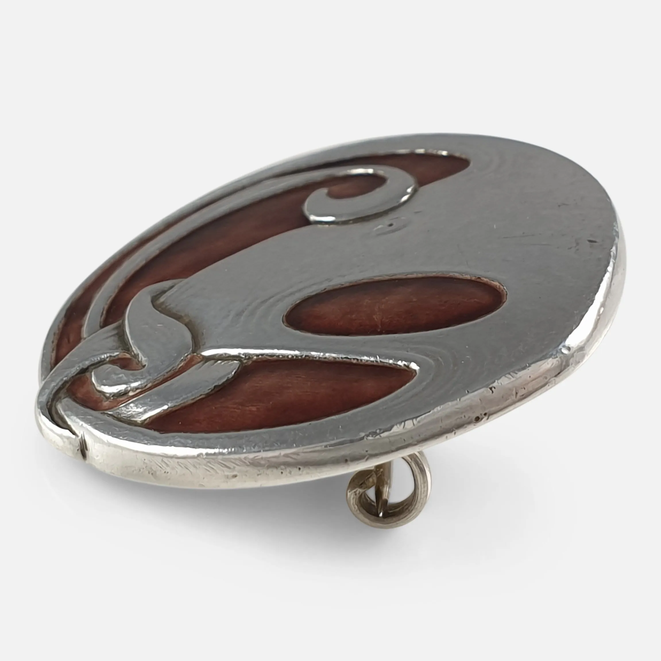 Silver and Enamel Brooch - Archibald Knox for Liberty & Co