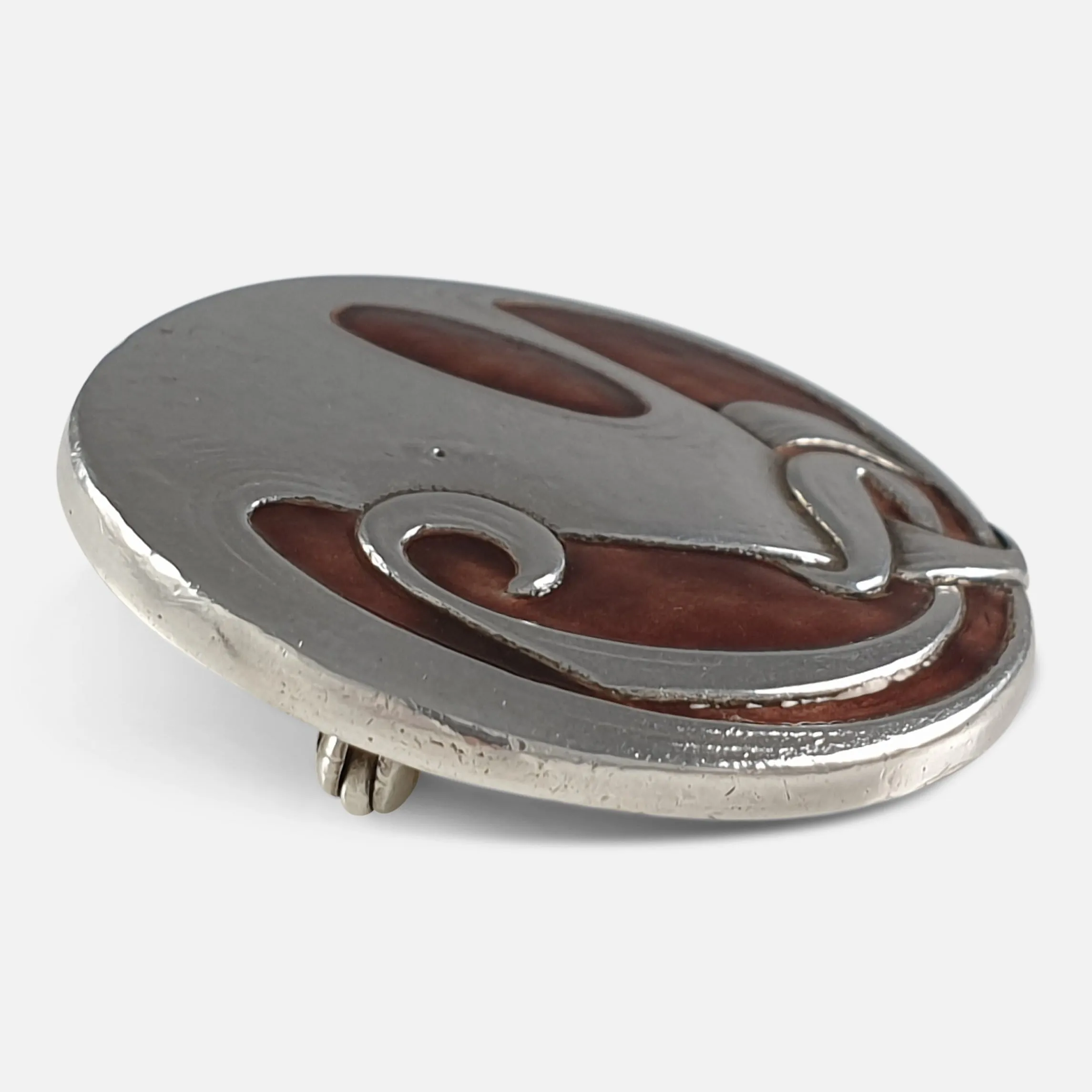 Silver and Enamel Brooch - Archibald Knox for Liberty & Co