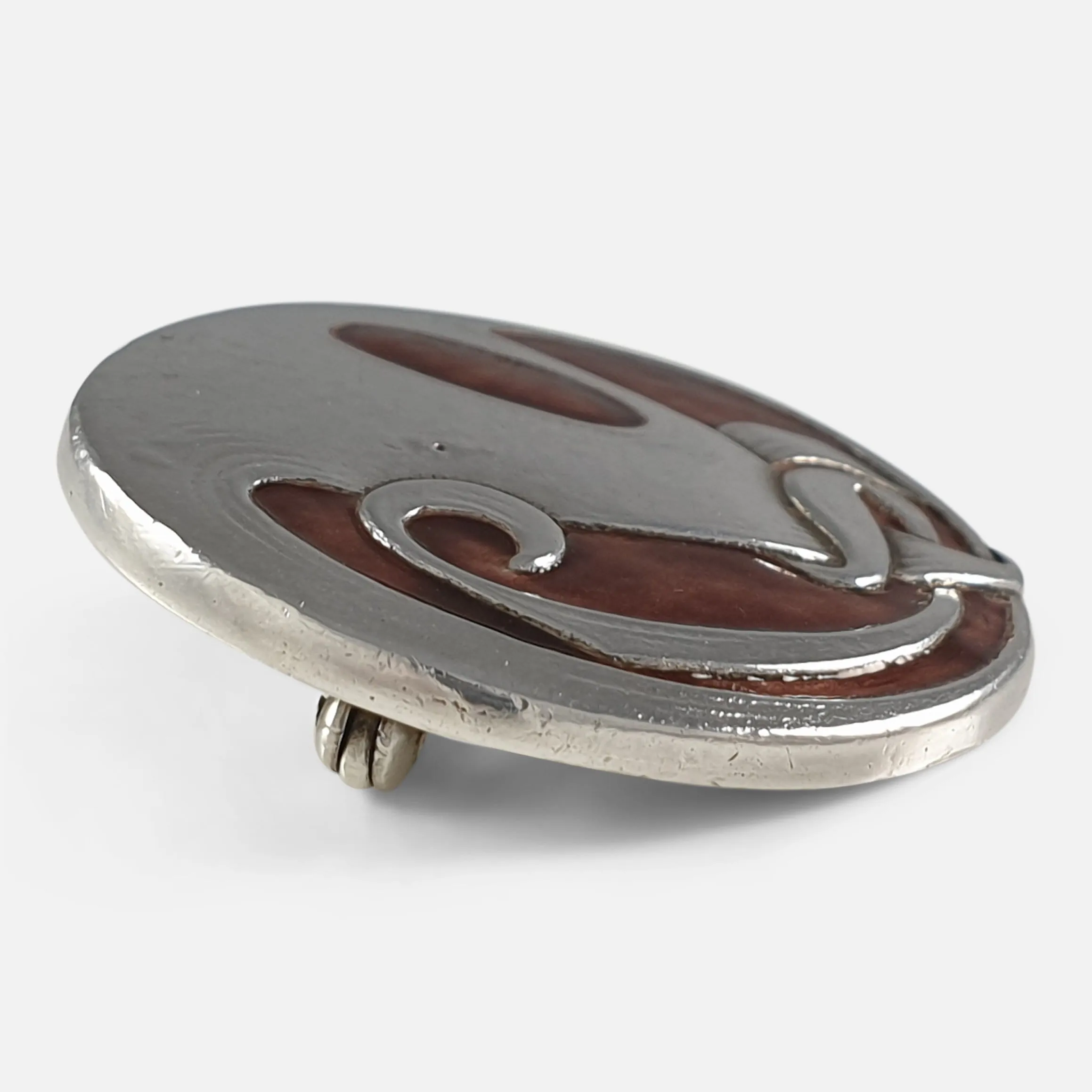 Silver and Enamel Brooch - Archibald Knox for Liberty & Co