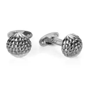 Skin Cufflinks in 18K Grey & White Gold