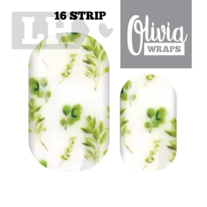 Summer Ferns Nail Wrap