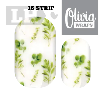Summer Ferns Nail Wrap
