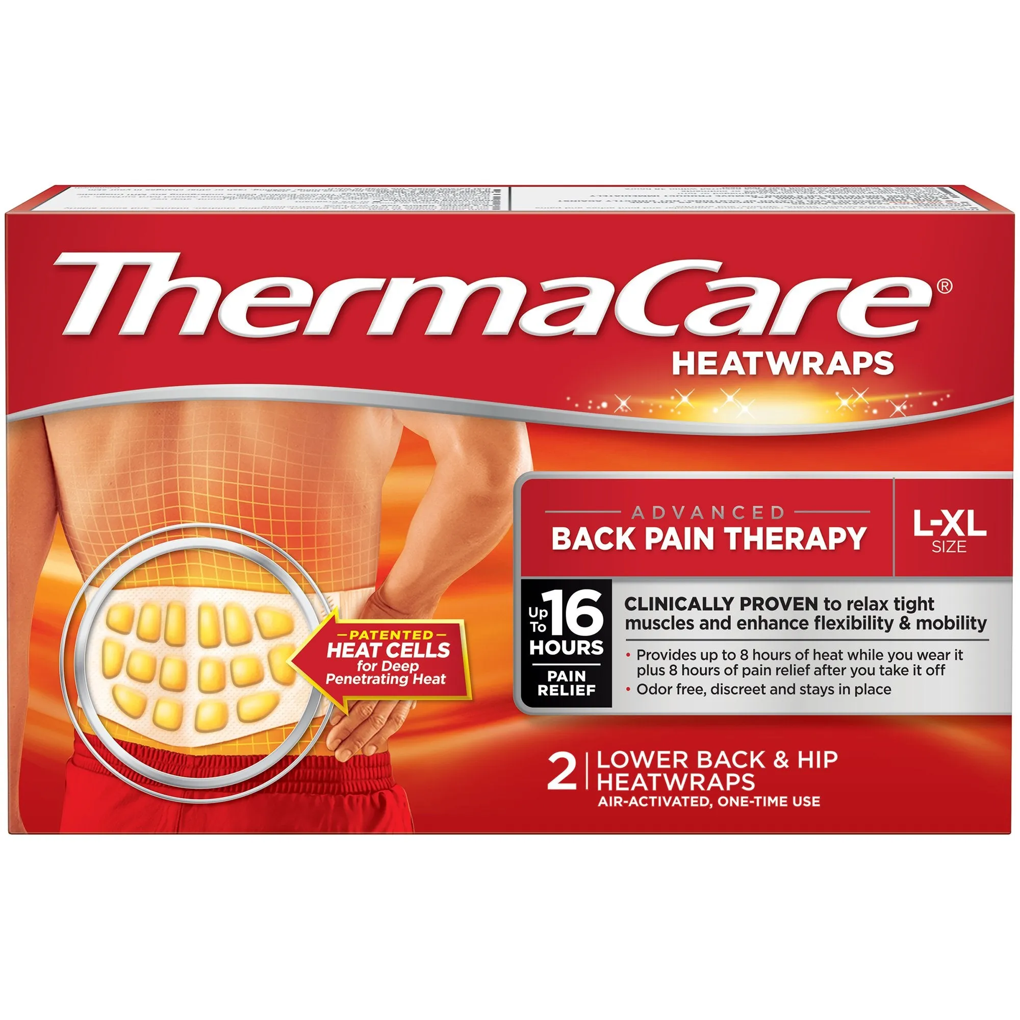 ThermaCare® Heat Wrap for Back / Hip, Extra Large