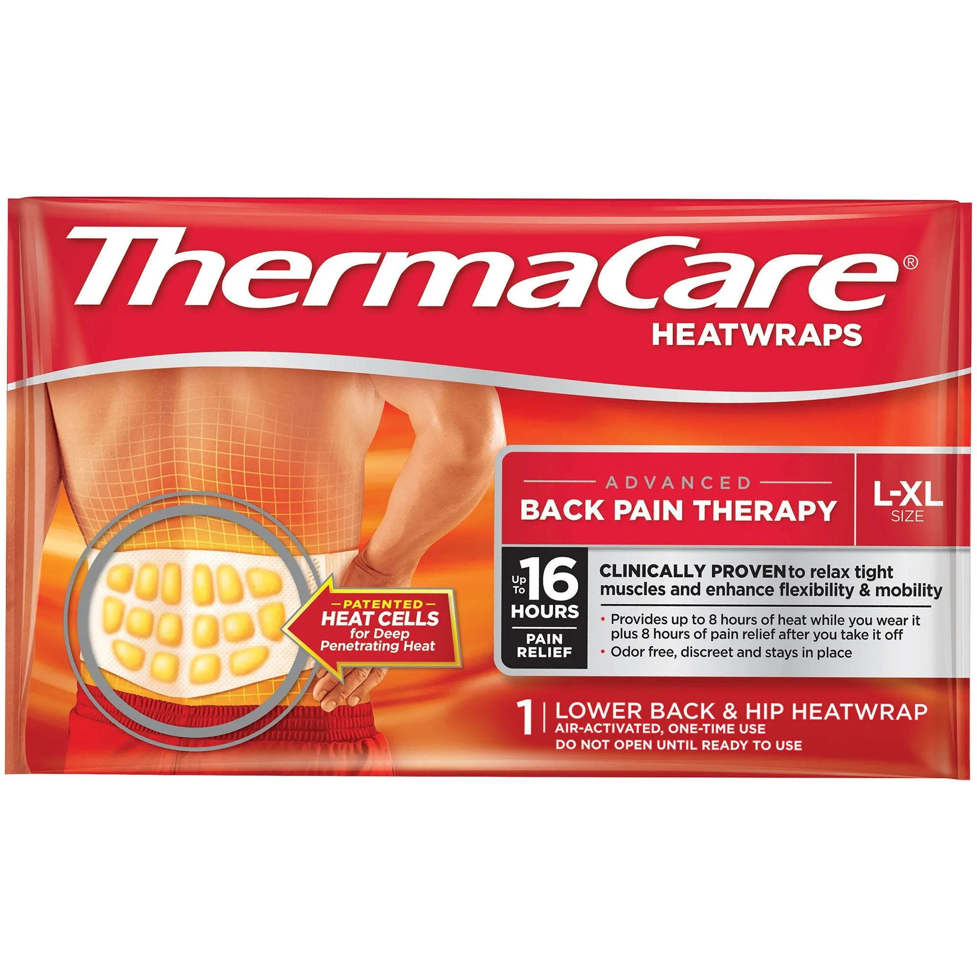 ThermaCare® Heat Wrap for Back / Hip, Extra Large