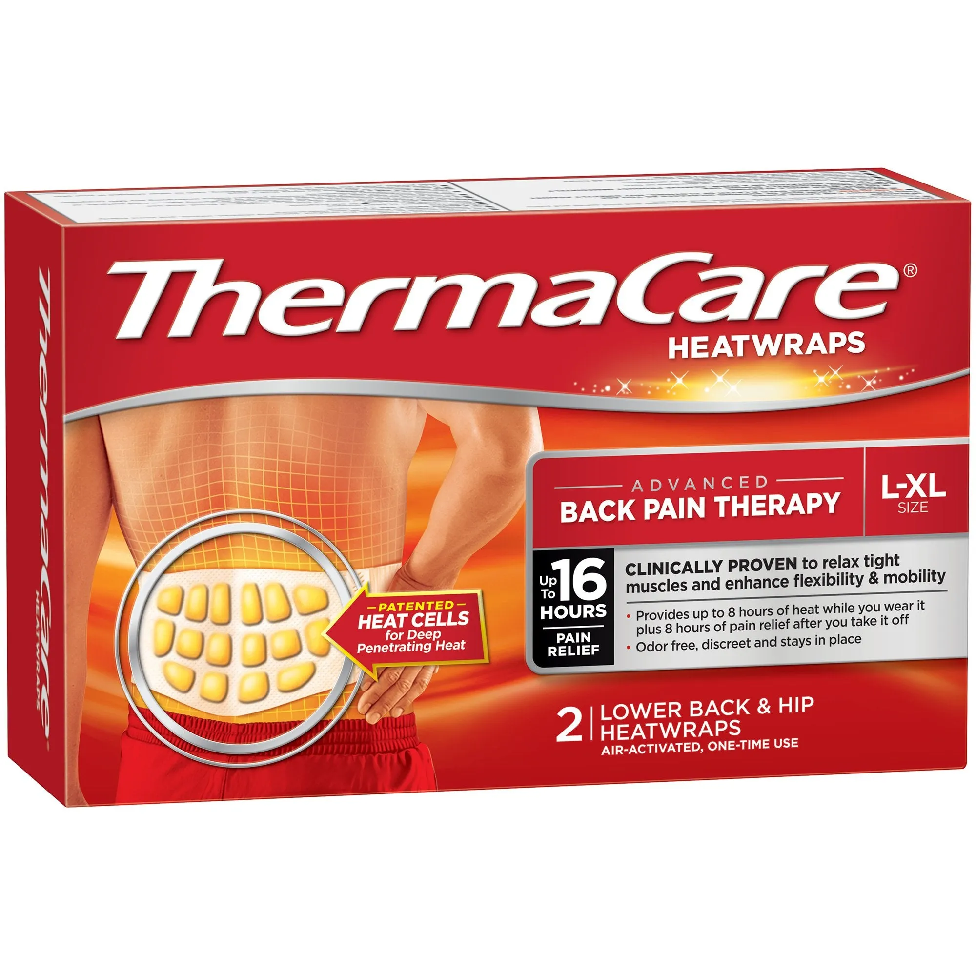 ThermaCare® Heat Wrap for Back / Hip, Extra Large