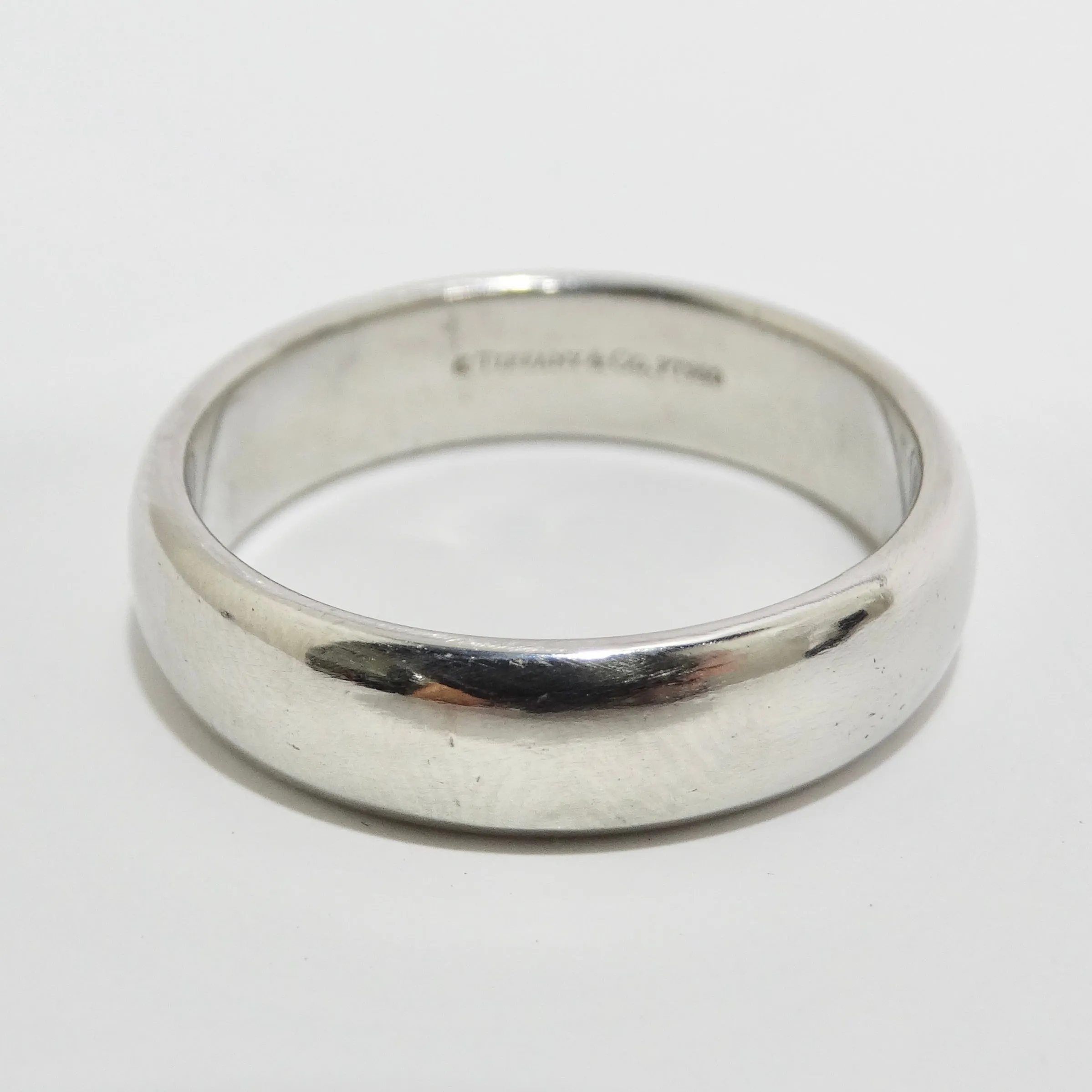 Tiffany & Co Platinum Cigar Bend Ring