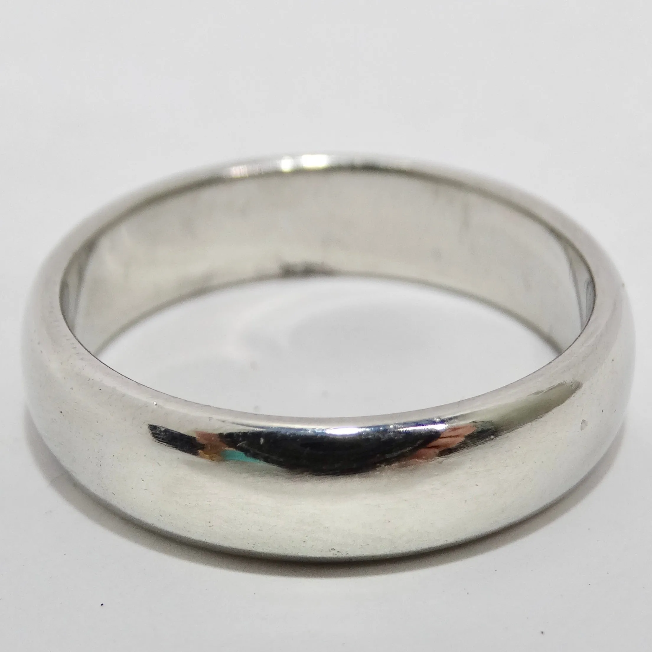 Tiffany & Co Platinum Cigar Bend Ring
