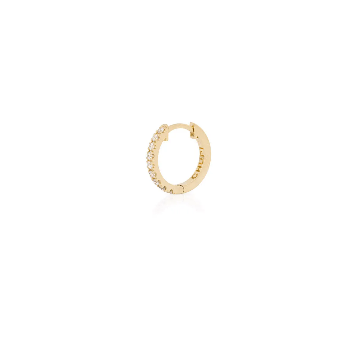 Today Classic Diamond Eternity Huggies - 14k Gold Earrings