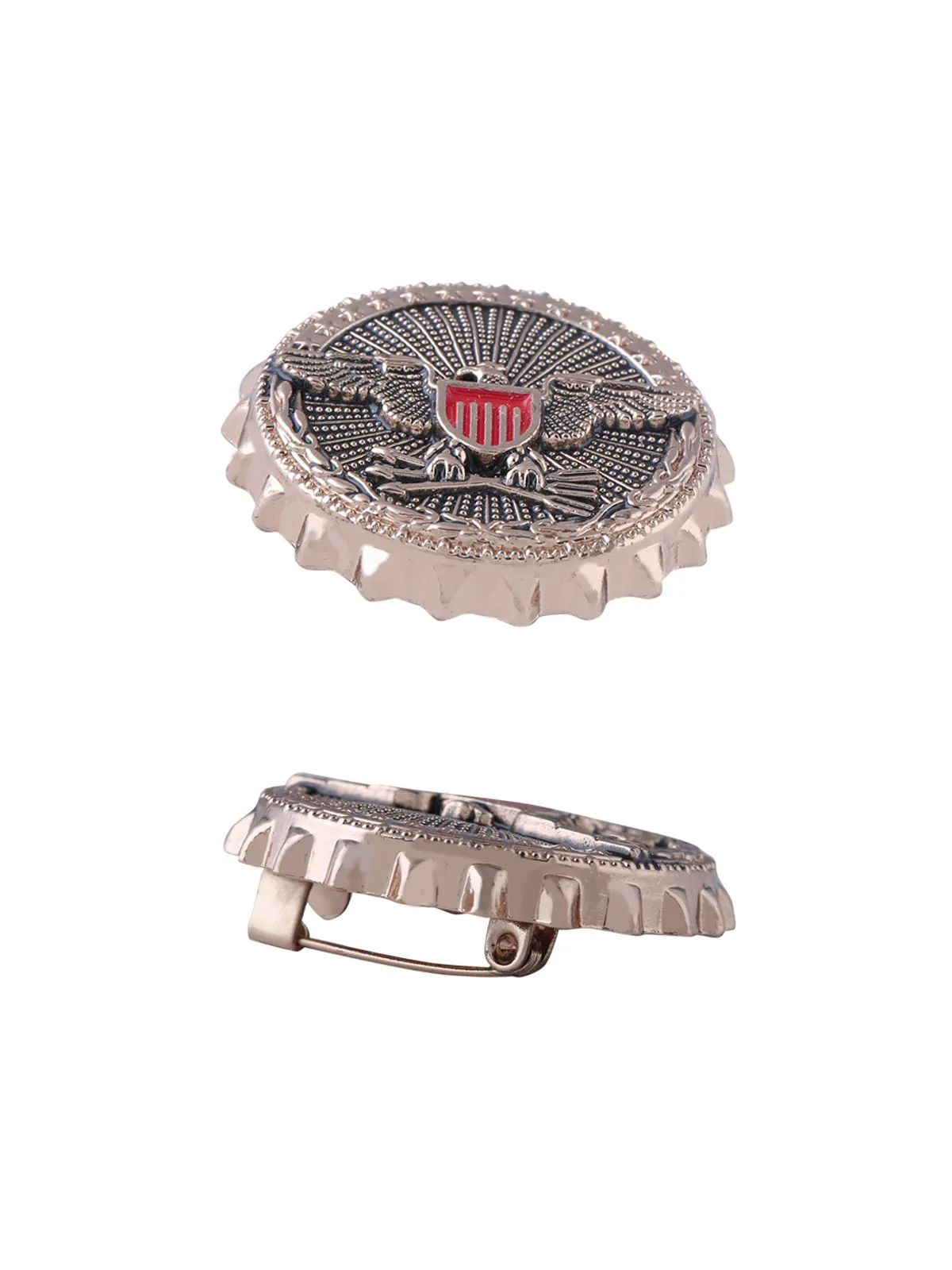 Unique Exquisite Special Badge Pin Brooch