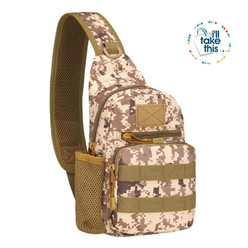 Urban Military style enthusiast Shoulder bag with a multitude of purposes